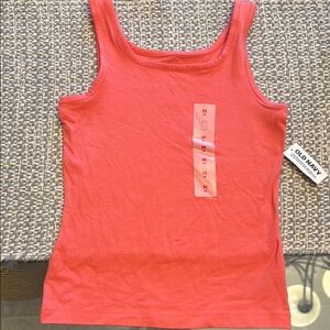 Old Navy Coral Sleeveless Tank Top - Girls 8